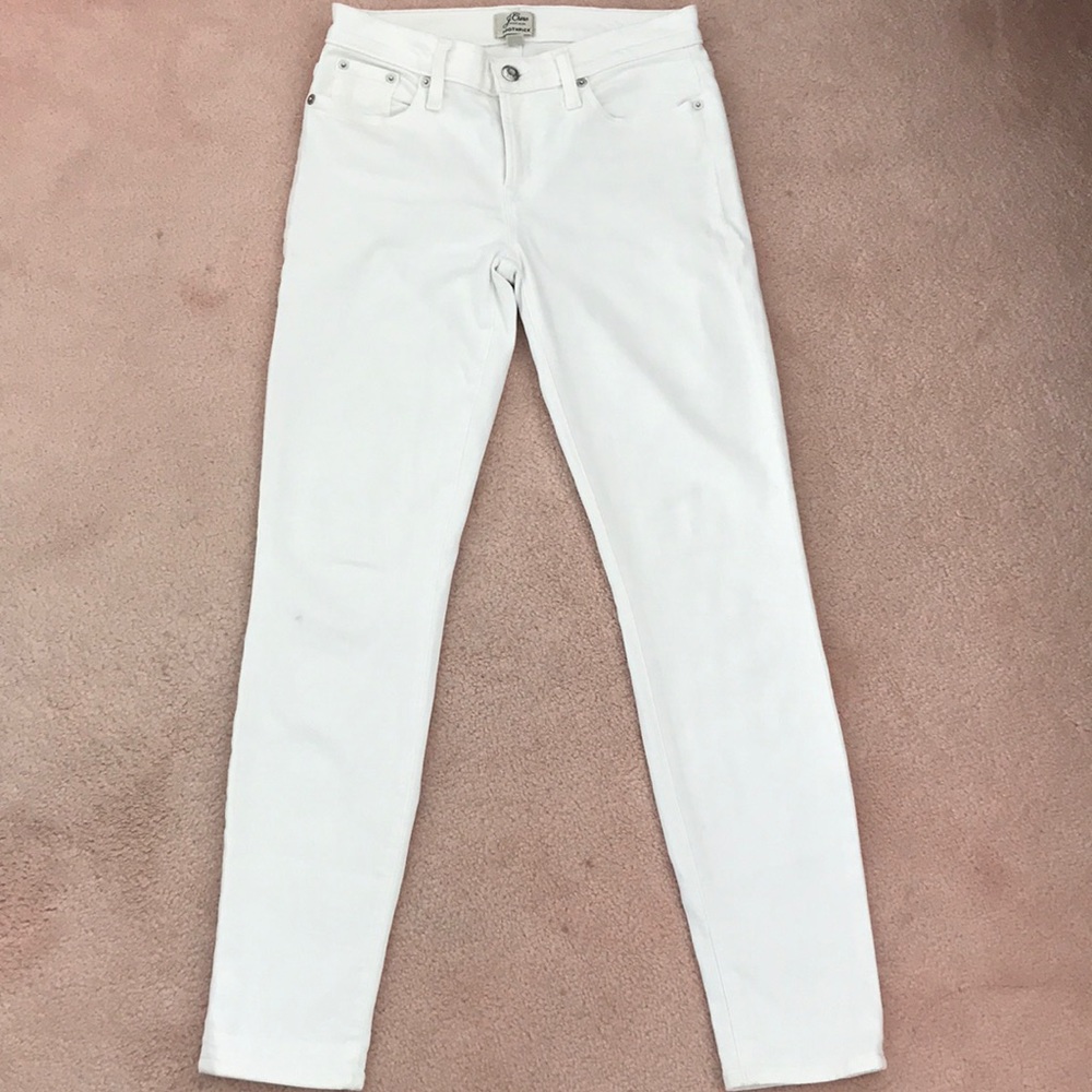 WHITE JCREW JEANS